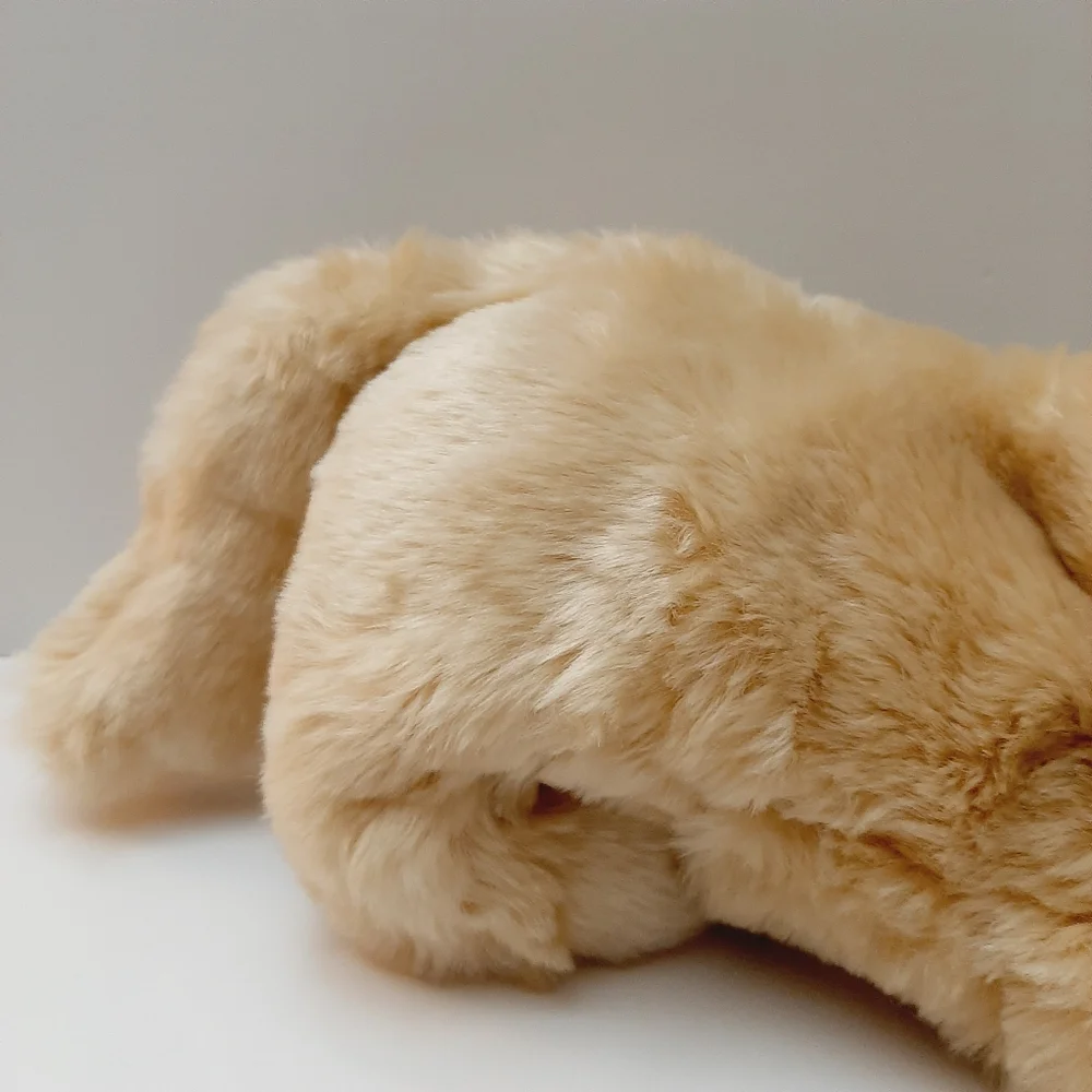 🍒 FOLKMANIS Golden Retriever Puppy Dog Hand Puppet Plush Soft Kids Toy - Picture 6 of 16